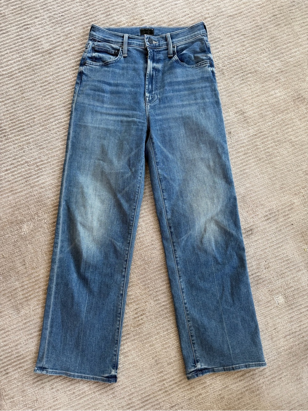 MOTHER Rambler Zip Ankle in We The Animals Wash